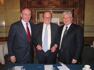 Rt Hon Lord Browne of Ladyton and Rt Hon Sir Malcolm Rifkind QC MP together with GSF Chairman, Lord Lothian