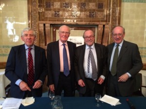 Jack Straw MP, Sir Menzies Campbell MP, Lord Lothian and Sir Malcolm Rifkind MP